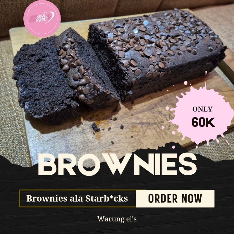 

Brownies Ala Starb*cks|Brownies Full Coklat|Brownies