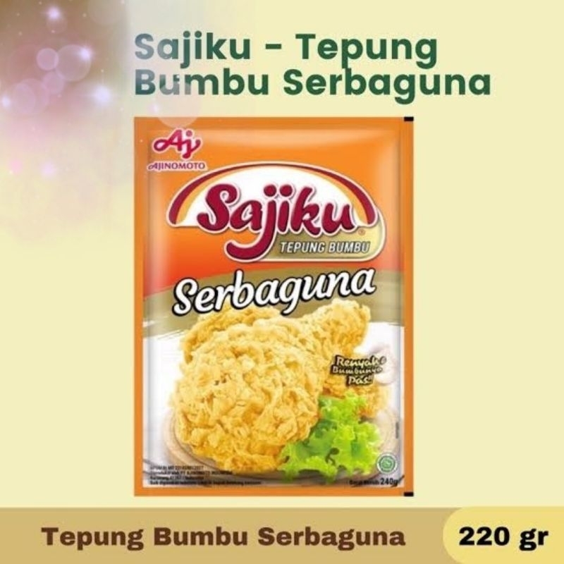 

SAJIKU TEPUNG BUMBU SERBAGUNA 220gr