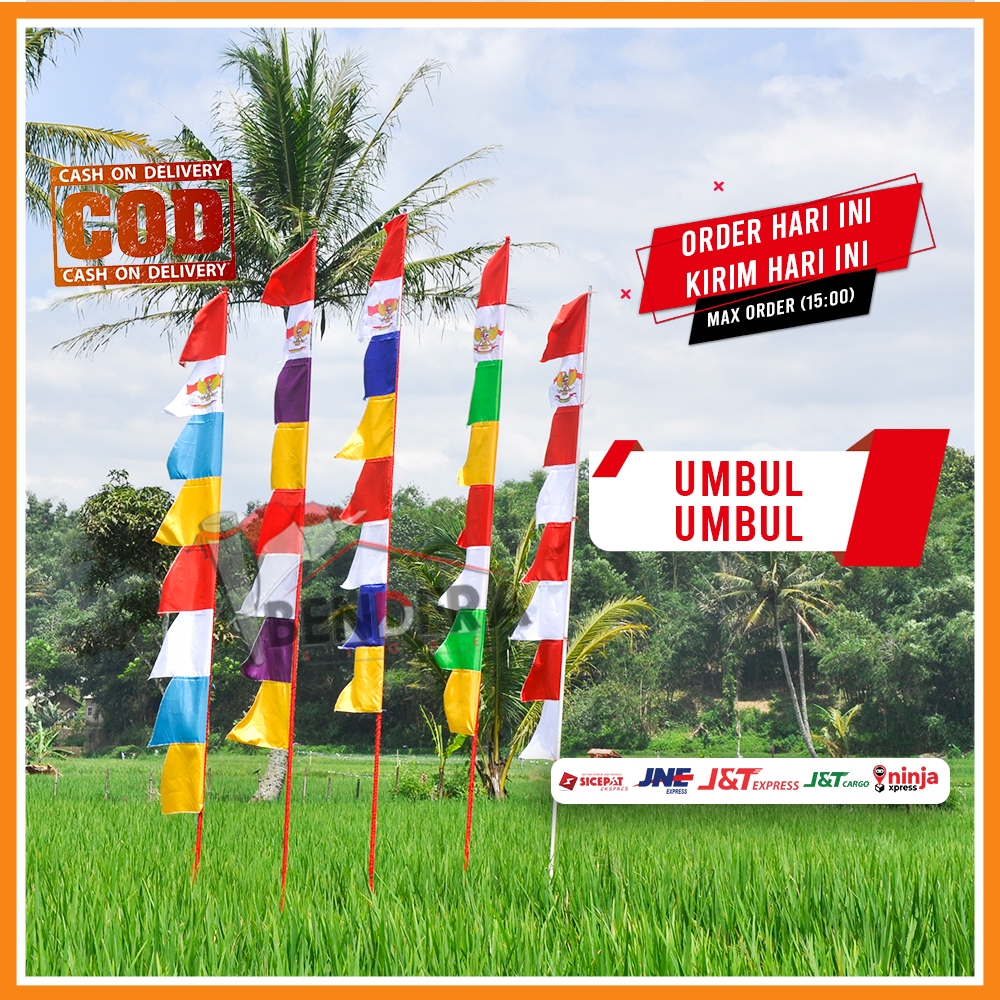 UMBUL UMBUL WARNA WARNI