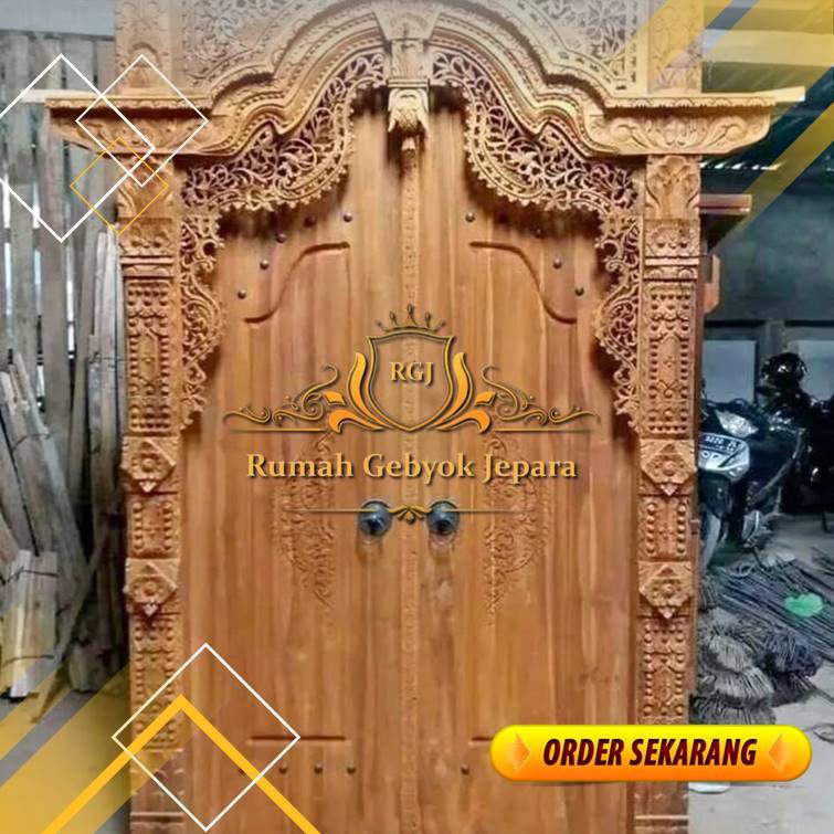 Pintu Gebyok Jati Asli | Pintu Ukiran | Pintu Gebyok Ukir Jati Jepara Furniture