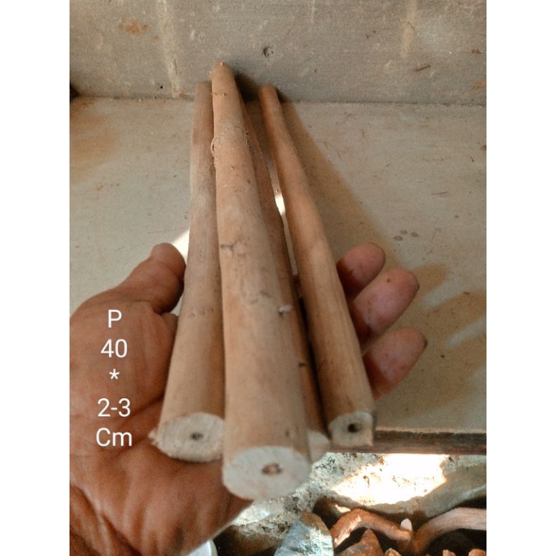 Bestbuy0404 Tongkat Kayu Tlogosari Polos Asli Kalimantan