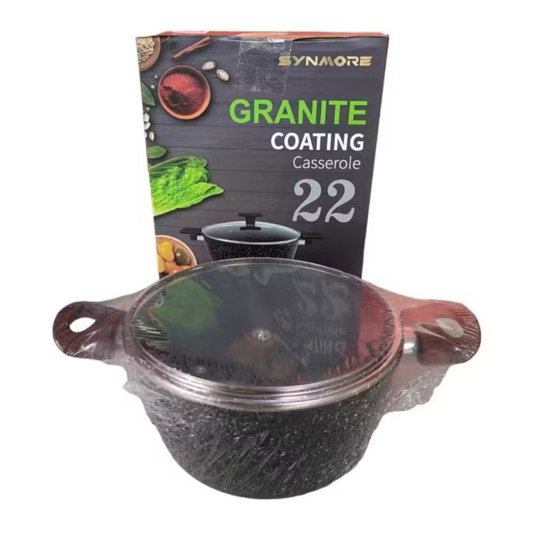 SALE NEW SYNMORE GRANITE CASSEROLE non stick