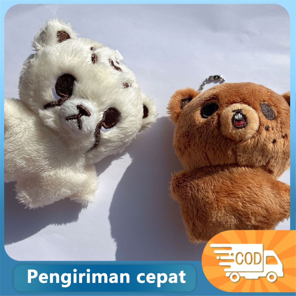 Gantungan boneka nct doyoung taeyong mark cheetah lee Liontin boneka mewah selebriti