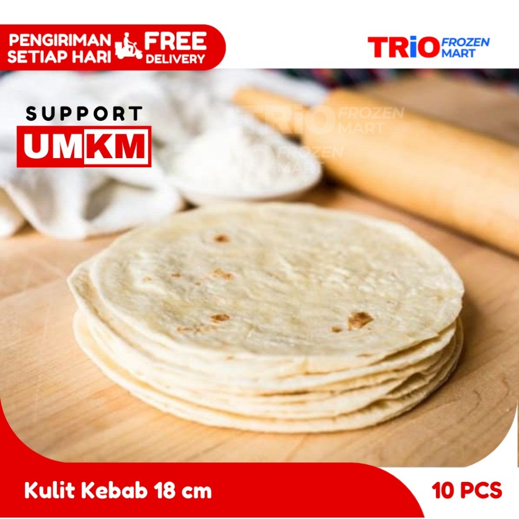 

KULIT KEBAB 18CM - ISI 10PCS