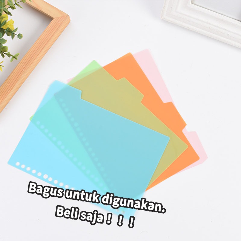 

Binder Note A5/B5 Morandi Pastel binder buku catatan sekolah Kuliah ukuran ART Divider — Hibio Present