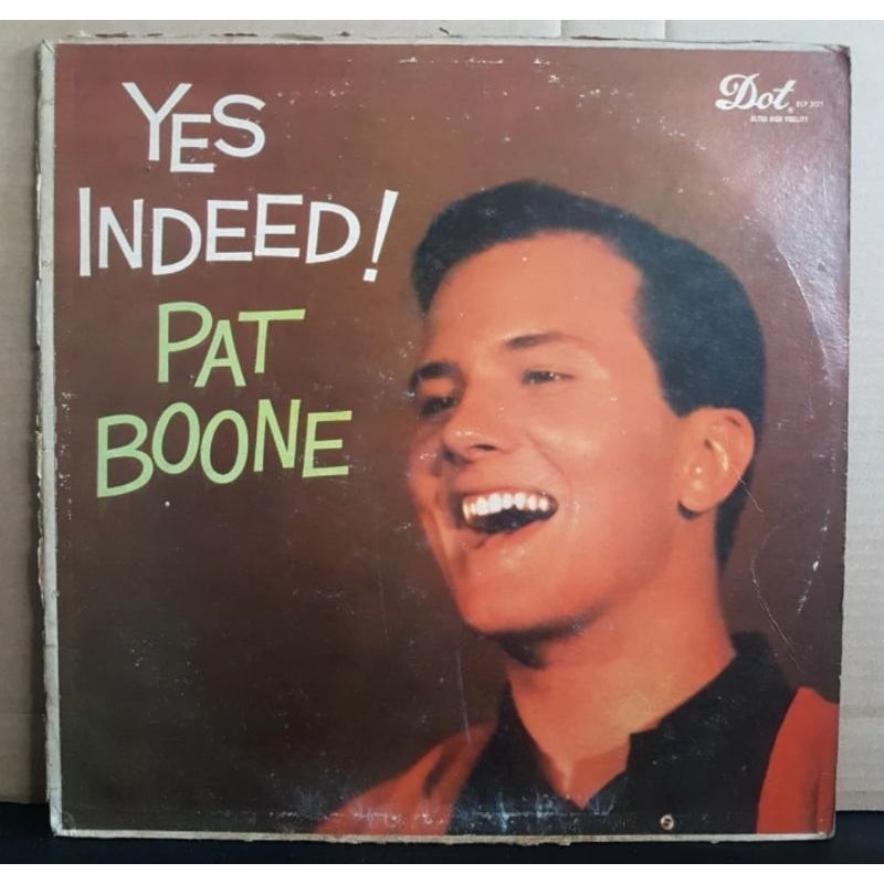 Vinyl Piringan Hitam 12 inch Pat Boone - Yes Indeed