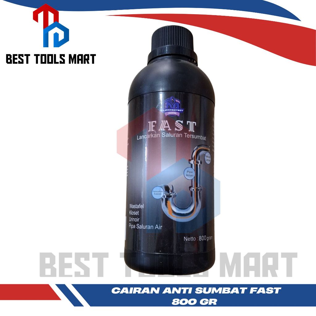 Anti sumbat wastafel kloset WC FAST - Anti sumbat saluran pipa talang - Soda api cair - pembersih sa