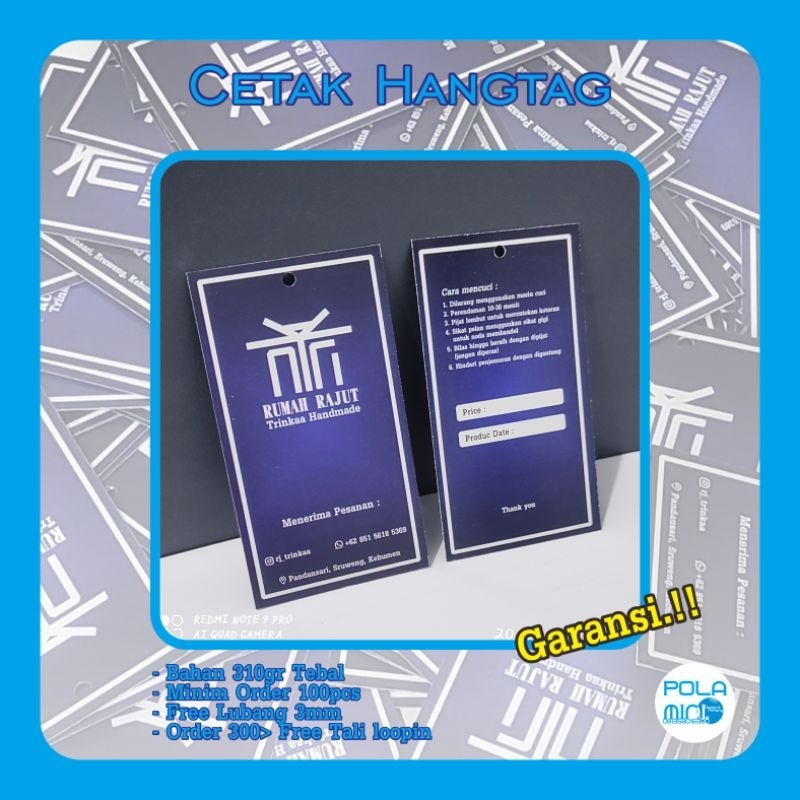 

HANGTAG LABEL BAJU MURAH