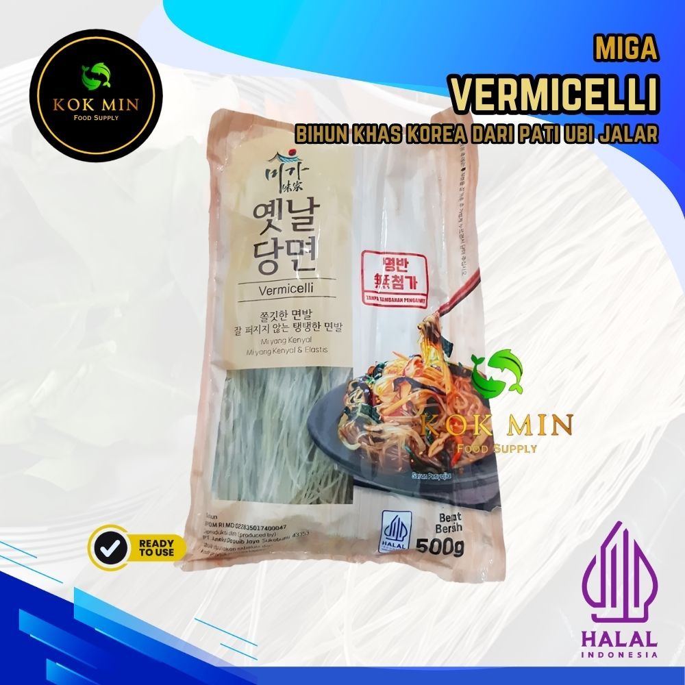 

Miga Korean Vermicelli / Bihun Ubi Korea - 500 gram