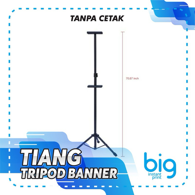 TIANG TRIPOD BANNER | HANYA RANGKA TIANG | BERKUALITAS | READY STOK