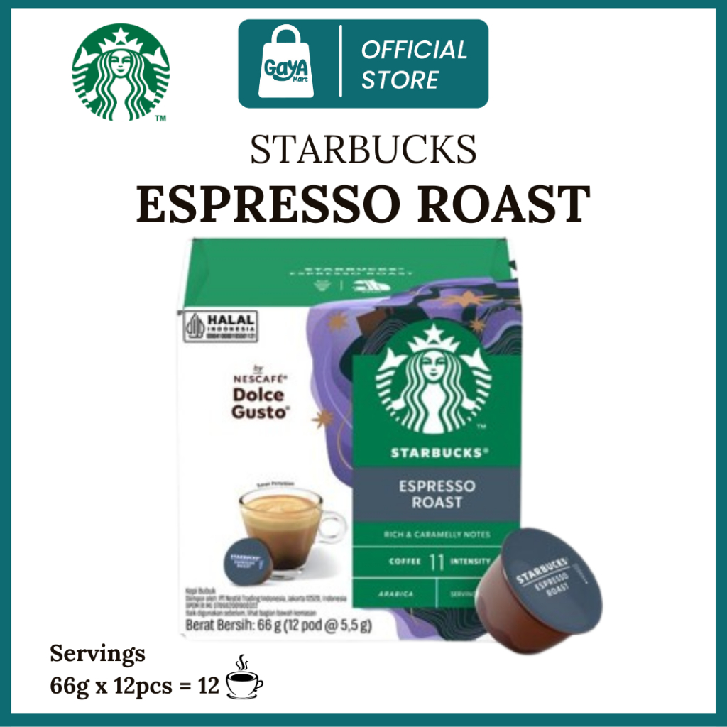 

Starbucks Espresso Roast by Nescafe Dolce Gusto Original Nestle