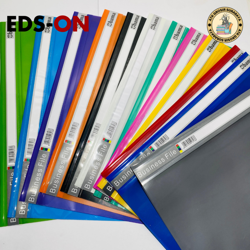 

OBAMA Map Business File Ukuran F4 Snailhekter Snelhekter – Folder Plastik Kuat untuk Arsip & Administrasi