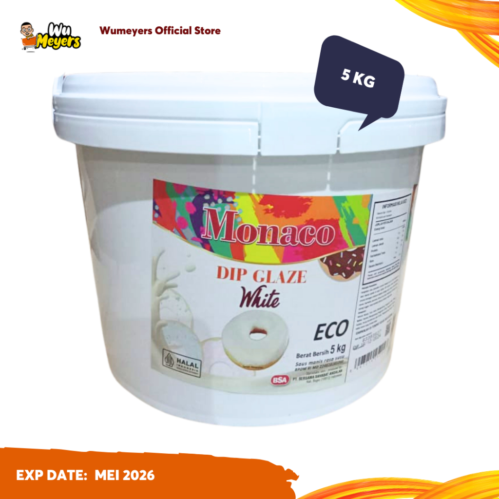 

Monaco Dip Glaze White Selai Olesan Monaco 5kg