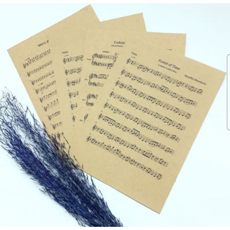 

Vintage Chords Paper Journaling