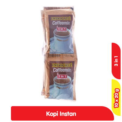 

Kopi INDOCAFE Coffeemix 3 in 1 (10 SACHET) / SERENCENG