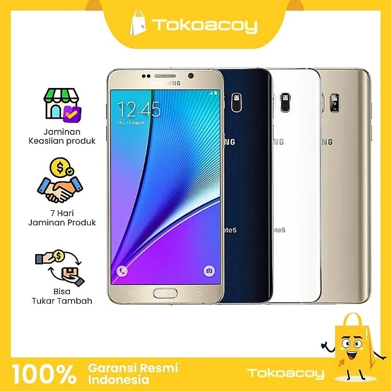 Samsung Galaxy Note 5 64GB Resmi Sein Fullset