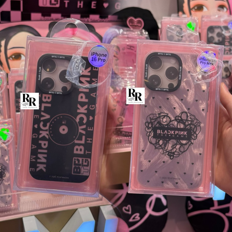 Miniso x Blackpink - Casing HP / BPTG Pink (Heart, Black Record) Phone Case Collection
