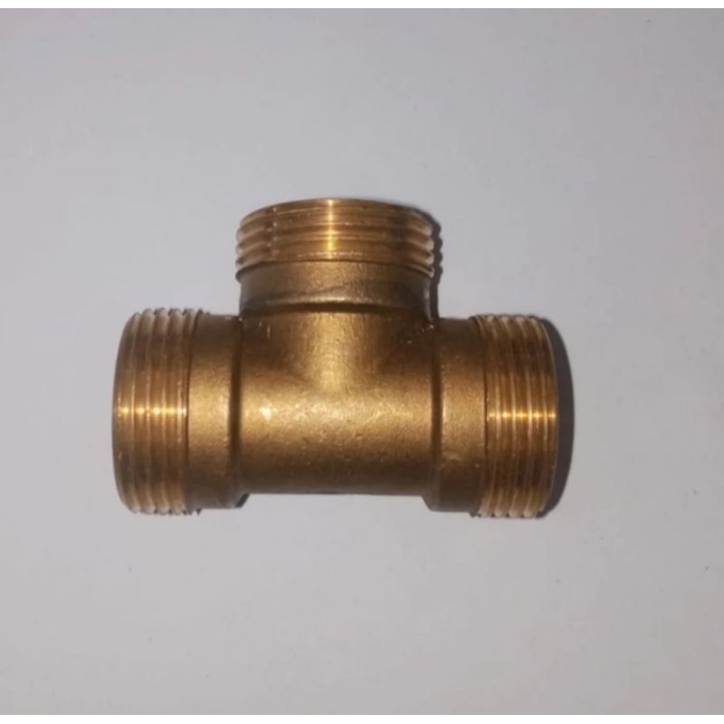 Tee Drat Luar Kuningan 3/4 inch/ Elbow Male Kuningan 3/4