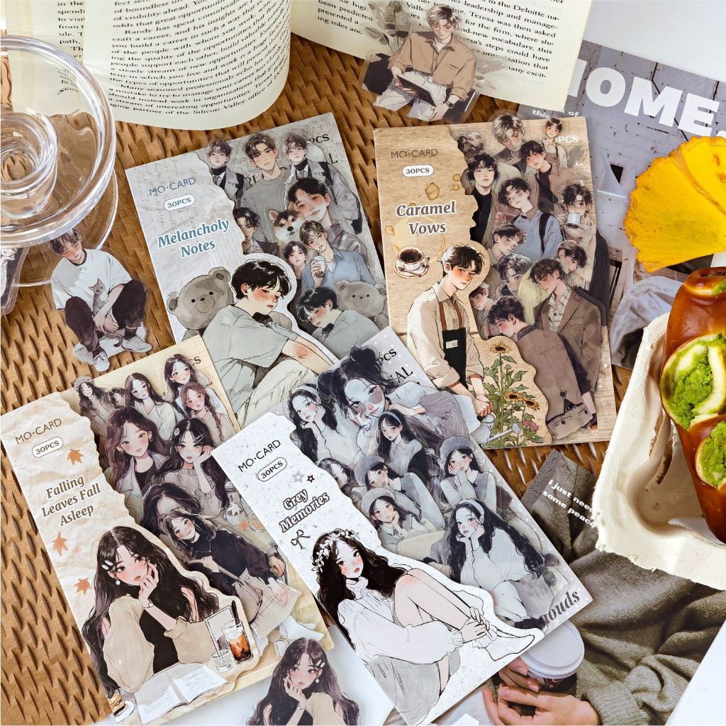 

[Artopia] 30pcs Sticker Girl's Journal Girl Boy Cewek Cowok Korea Stiker Ganteng Cantik