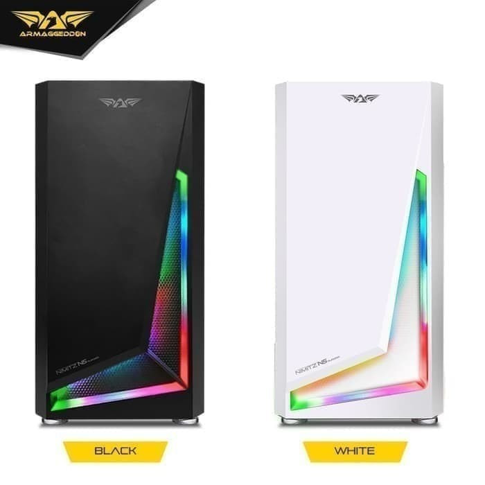 Casing Armageddon Nimitz N5 Aurora M.ATX Tanpa Fan