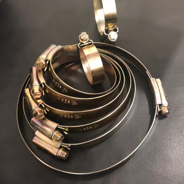 ORBIT Thailand original  asli 1/2” 5/8” 3/4” 7/8” 1” Klem selang KUNING gold BAGUS PELAT TEBAL Kelem