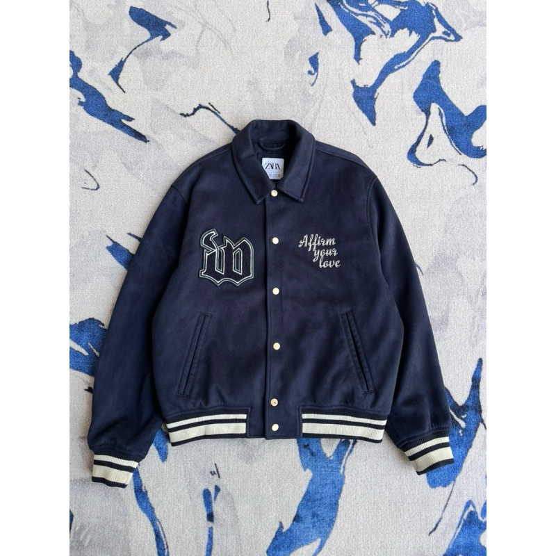 ZARA VARSITY SUEDE | ZARA MAN SIZE L