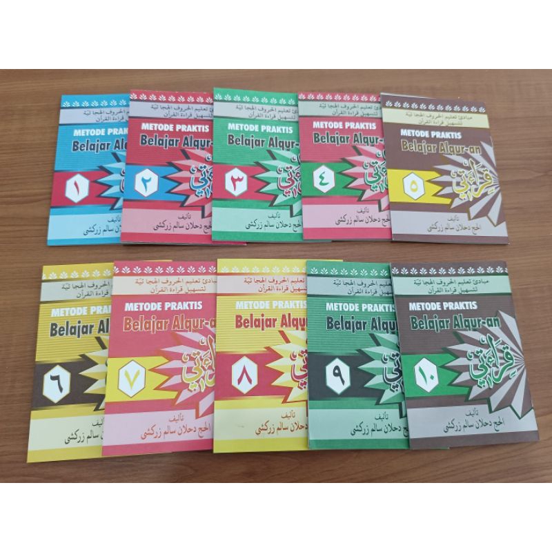 Qiroati Metode Praktis Belajar Alqur'an Lengkap Jilid 1-10
