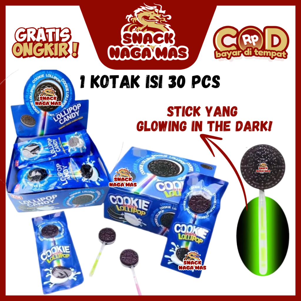 

PERMEN LOLIPOP COOKIE KUKIS [1 BOX ISI 30 PCS]