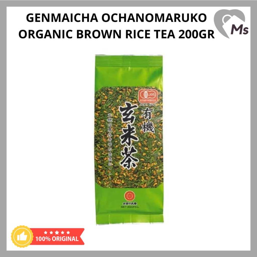 

Genmaicha ochanomaruko tea 200g- Organic brown rice tea japan