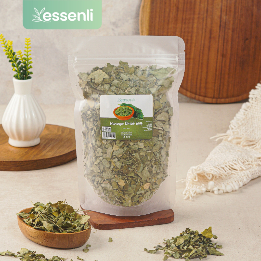 

ESSENLI Daun Kelor Kering 50Gr / Moringa