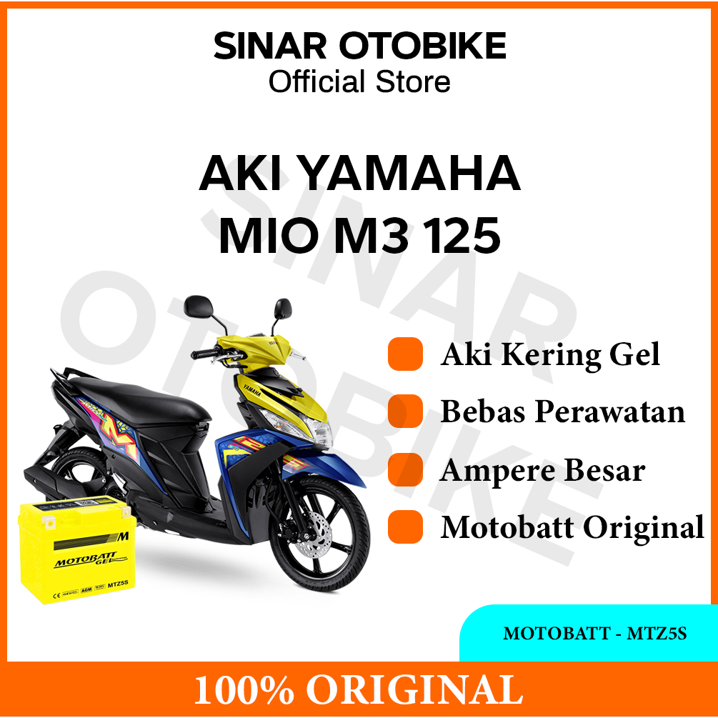 AKI MIO M3 125 MOTOBATT - MTZ5S
