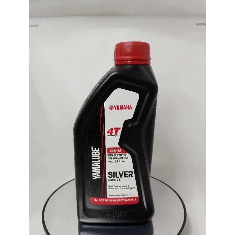 OLI PELUMAS MESIN YAMALUBE SILVER 0,8 20W-40 PELUMAS MESIN MOTOR VEGA R / ZR, JUPITER Z, MX, CRYPTON