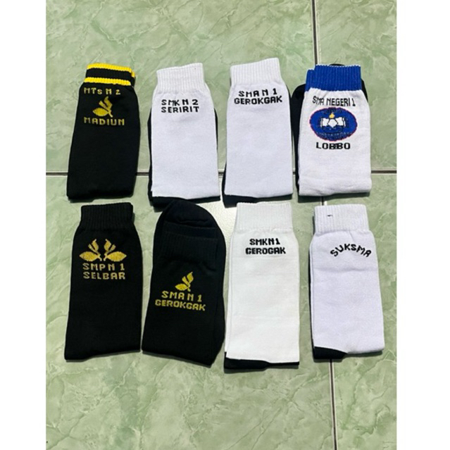 

CUSTOM KAOSKAKI SEKOLAH TK SD SMP SMA