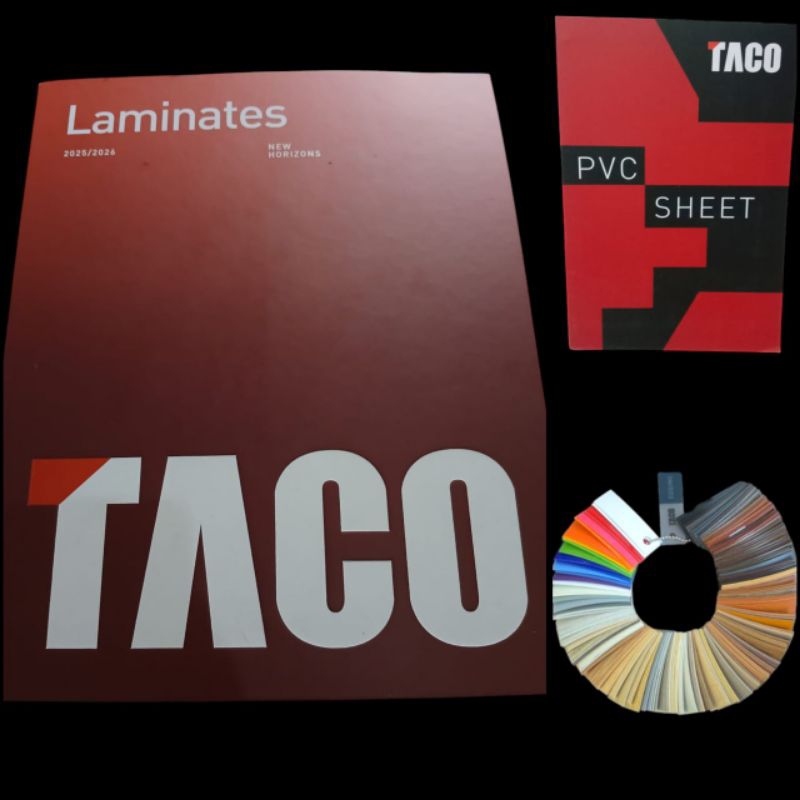 PAKET HEMAT 3ITEM CATALOG TACO HPL 2025-2026 KATALOG TACO TERBARU CATALOK PVC SHETT 2025TACO SHETT T