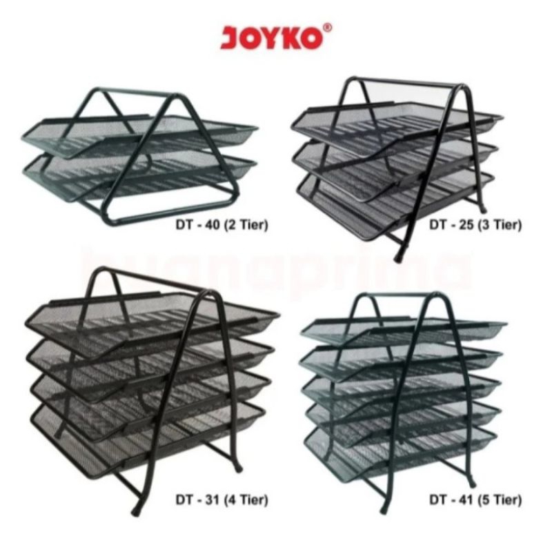 

Joyko Document Tray 3 Tingakat DT-25 / Letter Tray 4 Tingkat DT-31.