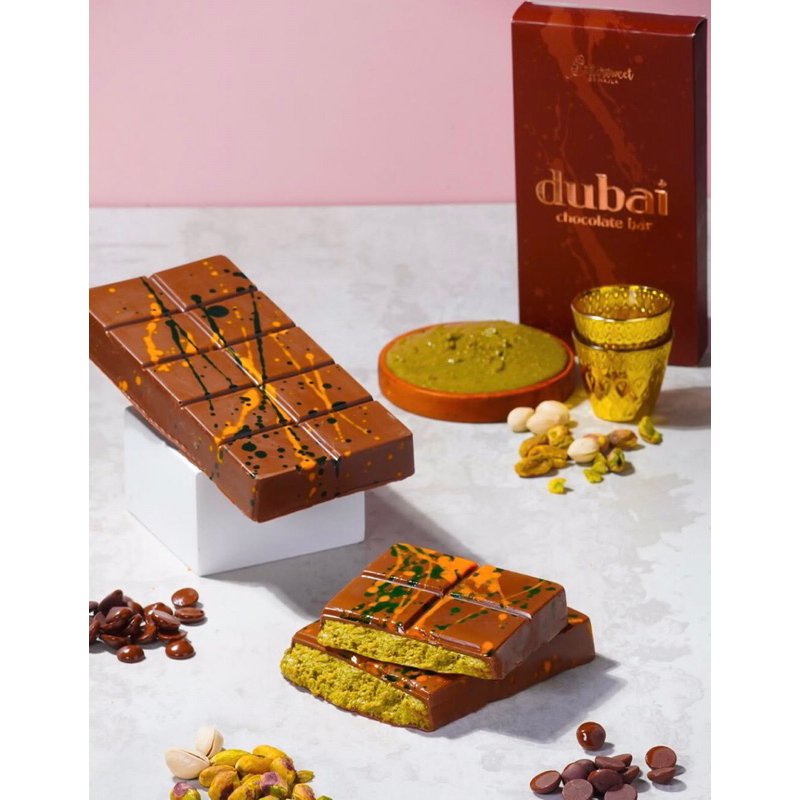 

(INSTANT ONLY) DUBAI BAR PISTACHIO BITTERSWEET BY NAJLA