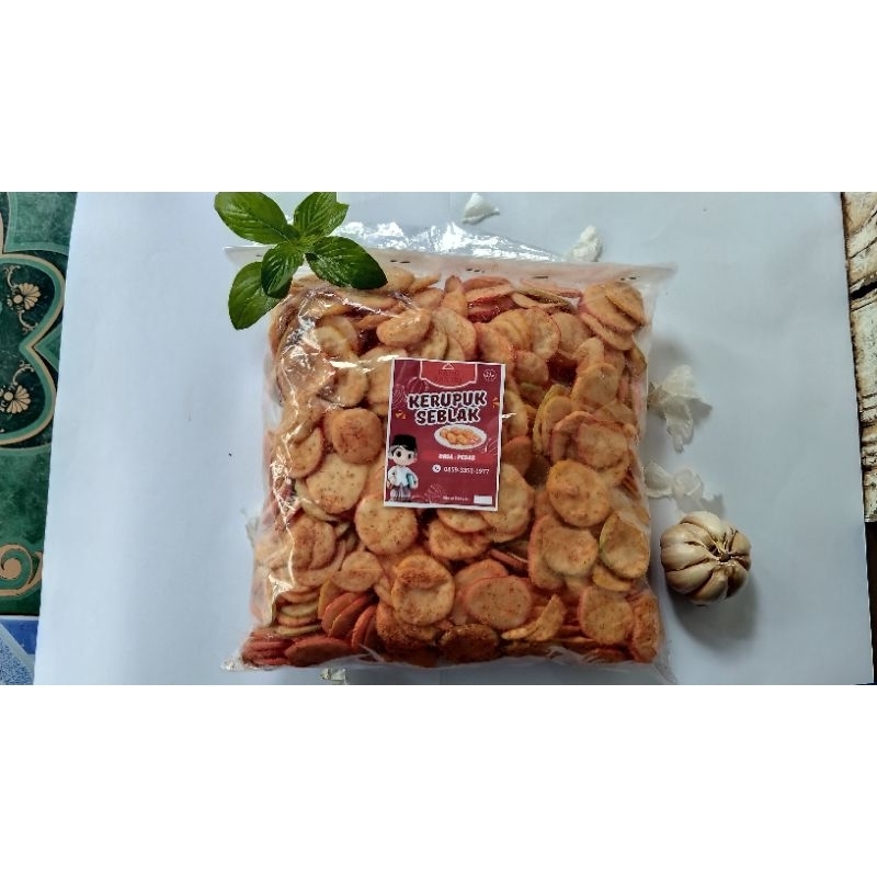 

kerupuk Seblak KANG SANTRI berat 1/4kg, 1/2Kg, 1kg