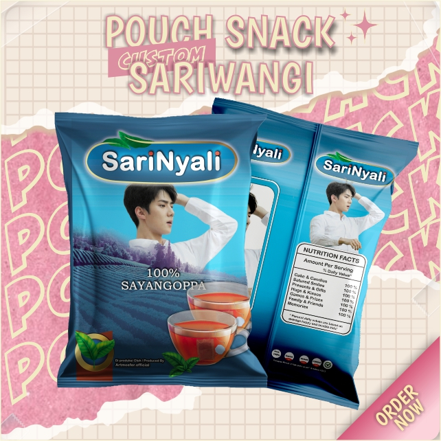 

Snack Pouch Jumbo Custom Sariwangi