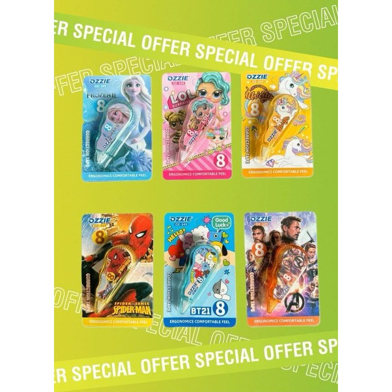 

TIPE X / CORRECTION PEN / TIPE X KERTAS KARAKTER