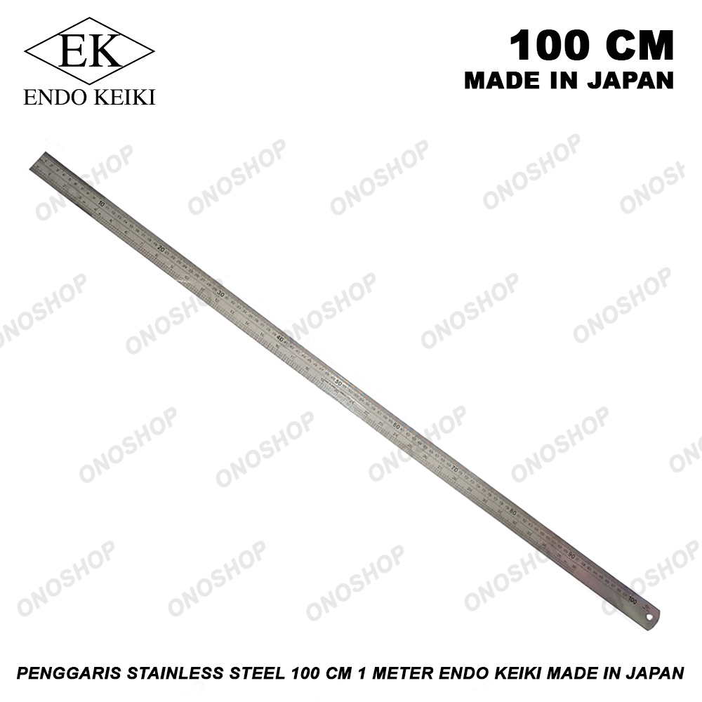 

Penggaris Stainless Steel 100 cm 1 Meter Endo Keiki Made In Japan
