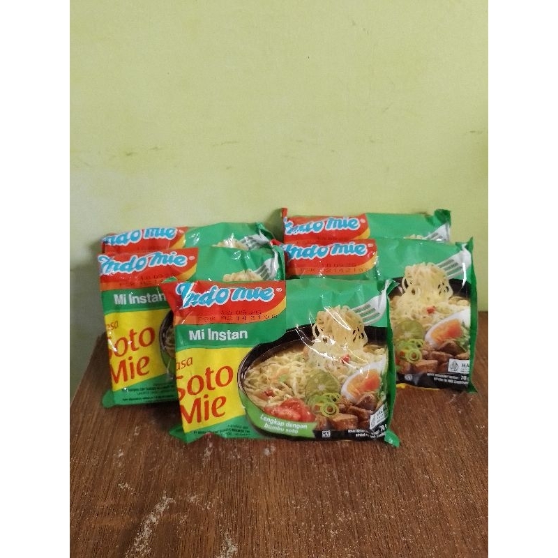 

Indomie Rasa Soto Mie Isi 5 Pcs