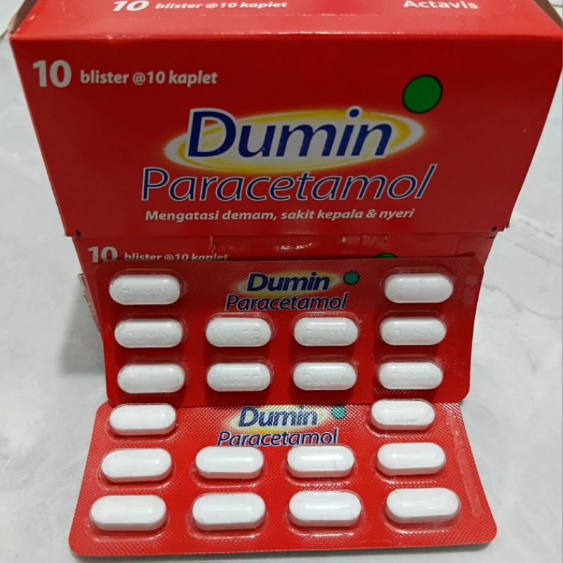 Dumin Paracetamol Tablet | Dumin Tablet - Obat Demam / Obat sakit kepala