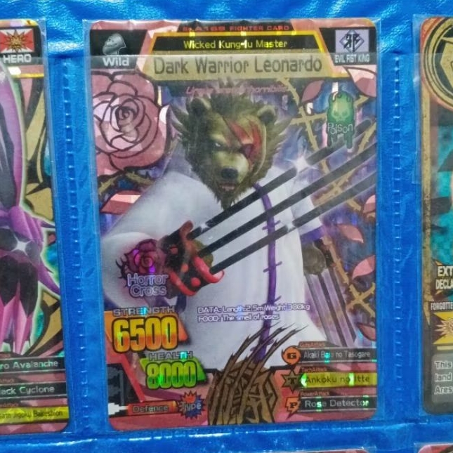 kartu animal kaiser dark warrior leonardo original