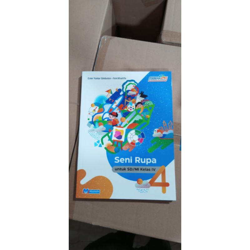BUKU PAKET MASMEDIA SENI RUPA SD kls lV/4 CP 2024/2025