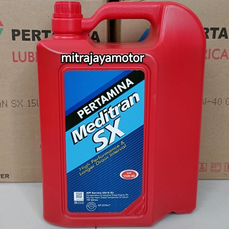 Oli Meditran SX 10 Liter 15W-40 Oli Mesin Diesel