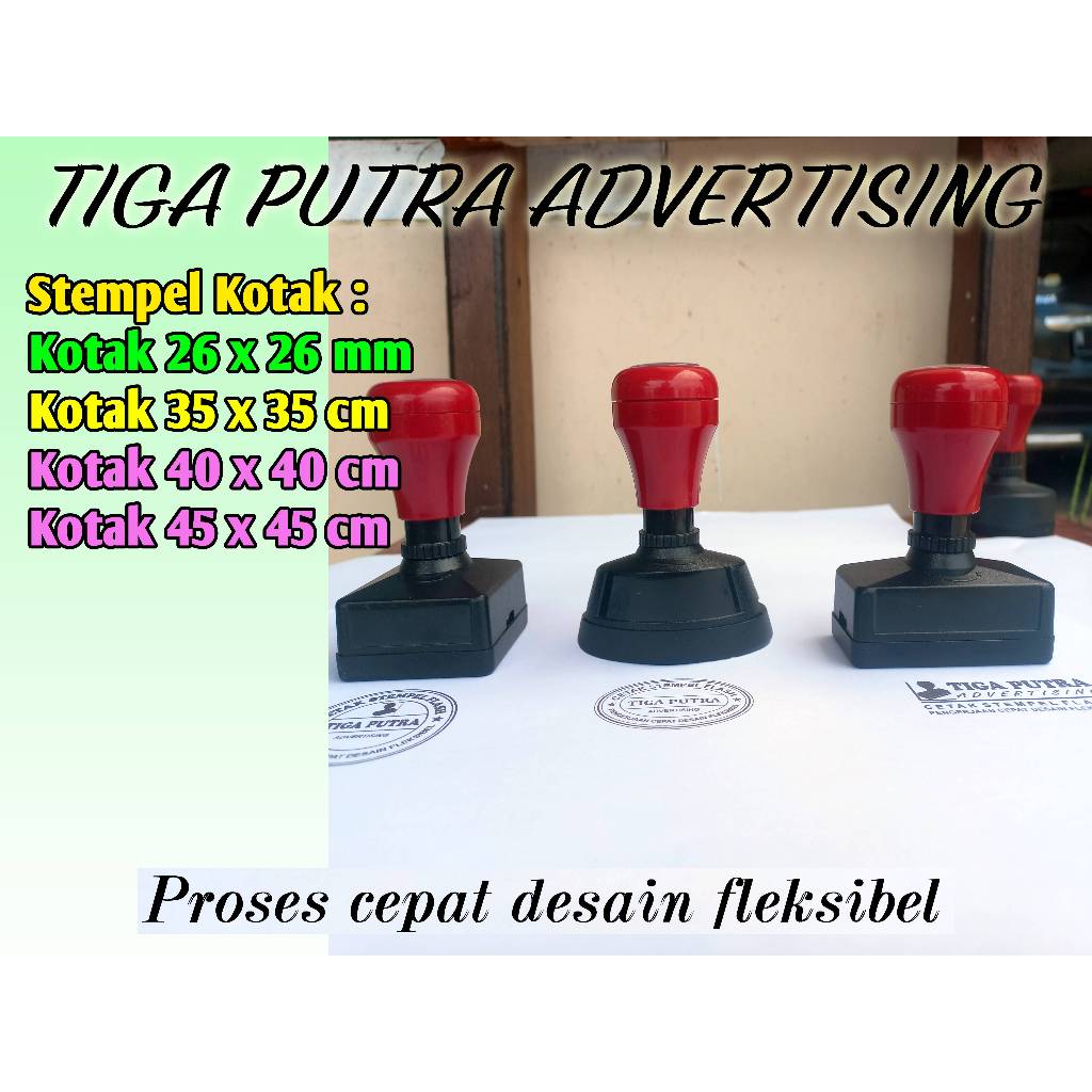 

Stempel Flash Custom Otomatis Varian Kotak