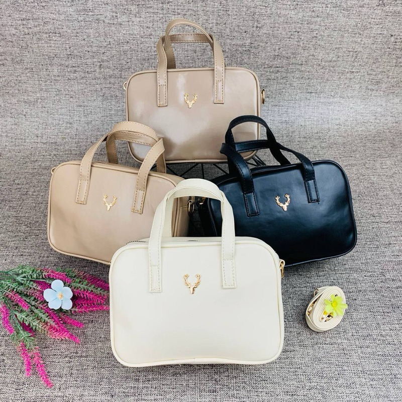 Tas Selempang/Jinjing Elegan Logo Rusa - Chic & Serbaguna