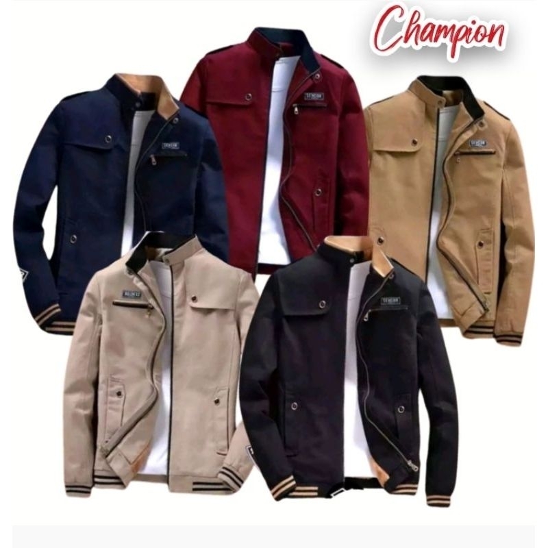 Champion Jaket Bomber Pria