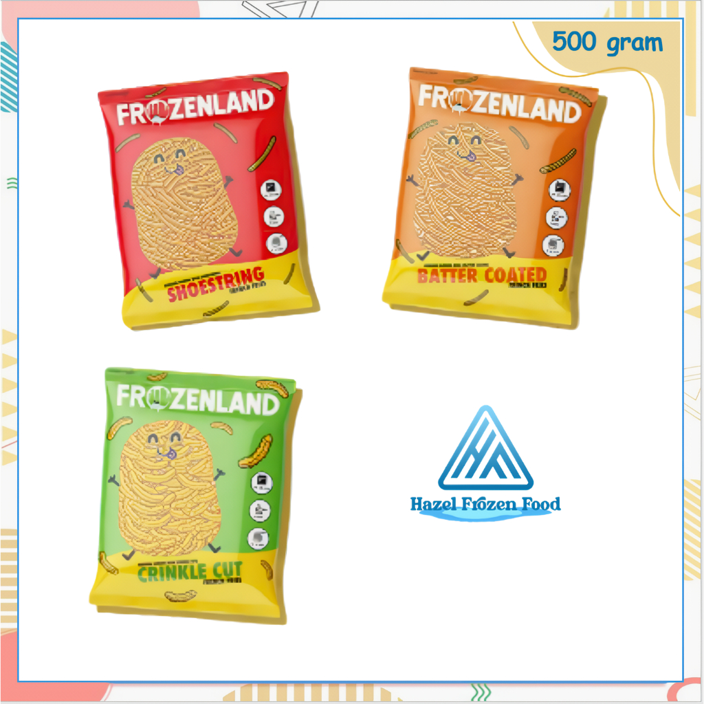 

Frozenland Kentang 500 g Frozen Food Karawang