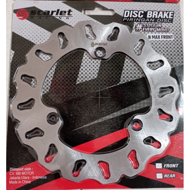 Disc nmax depan Piringan nmax depan piring depan nmax original Scarlet